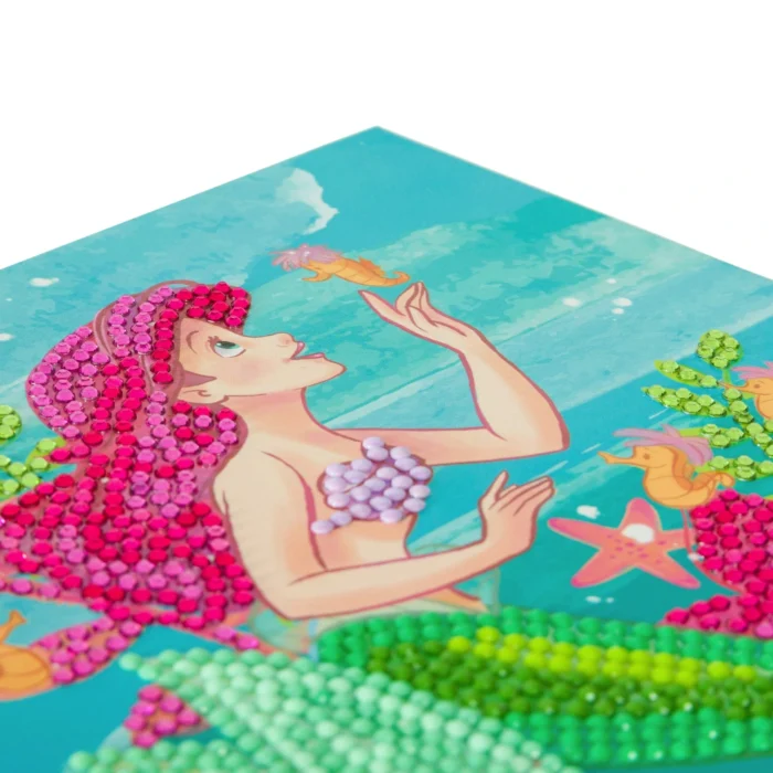 Ariel Crystal Art Greeting Card Kit 18x18cm