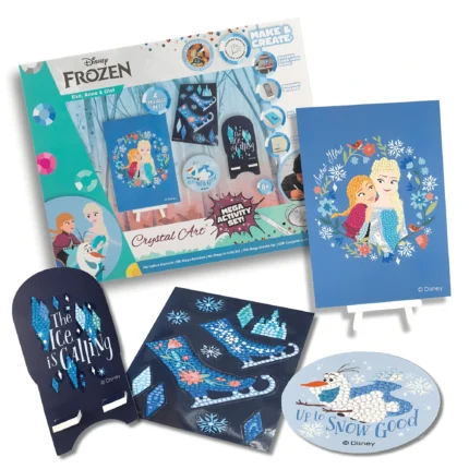 Elsa, Anna & Olaf Crystal Art Mega Activity Set