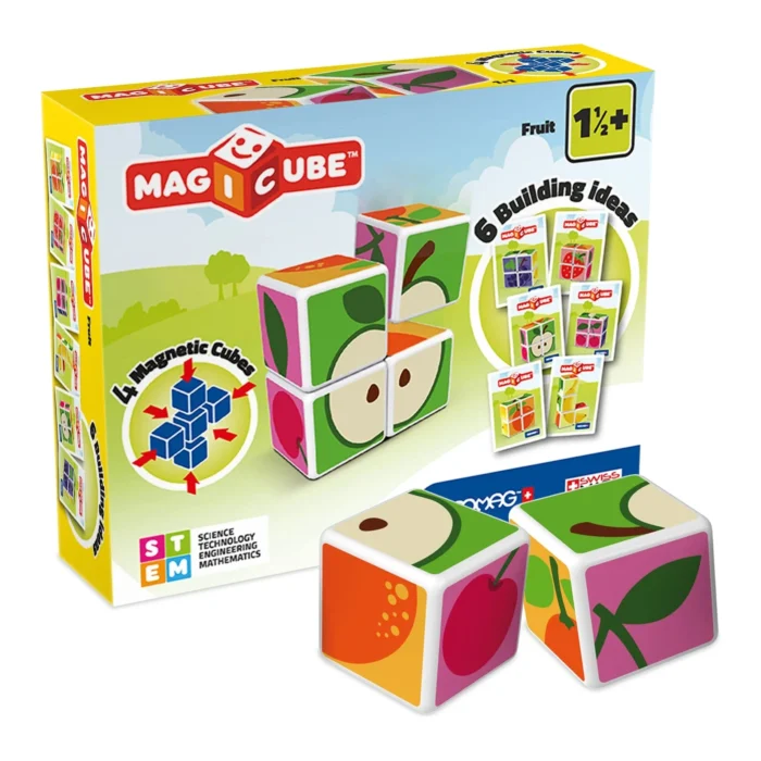 geomag-magicube-fruit-cards-7-pcs-1 Geomag Magicube Fruit + Cards 7 Pcs