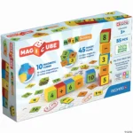 Geomag Magicube Math Building Recycled Clips 55 Pcs