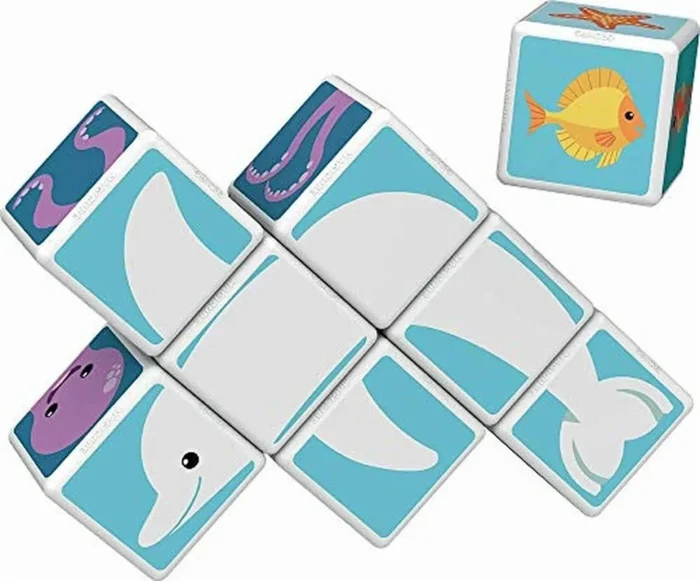 Geomag Magicube Sea Animals + Cards 11 Pcs