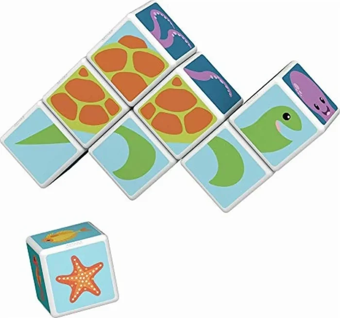 Geomag Magicube Sea Animals + Cards 11 Pcs
