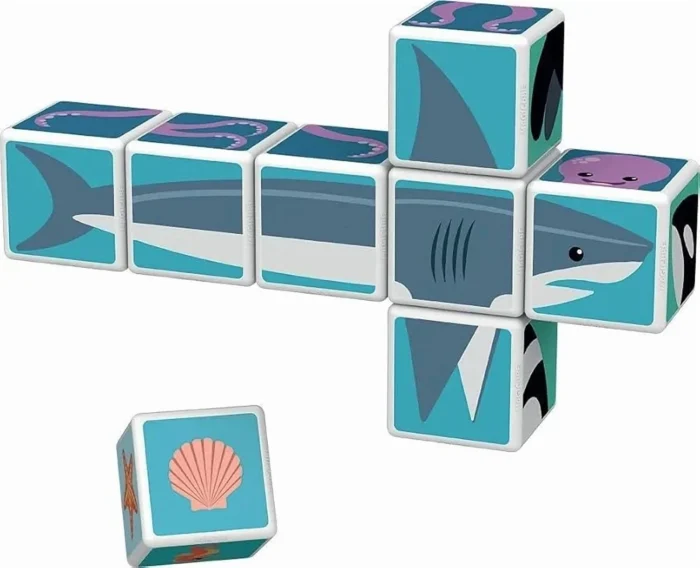 Geomag Magicube Sea Animals + Cards 11 Pcs