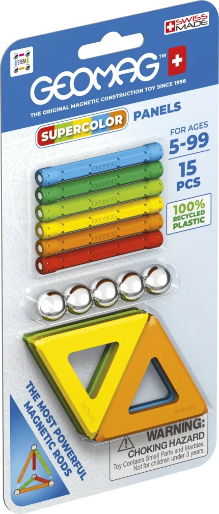 Geomag Supercolor Panels Recycled 15 Pcs