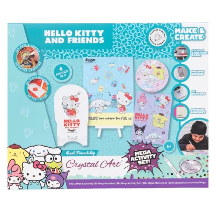 Hello Kitty & Friends Crystal Art Mega Activity Set