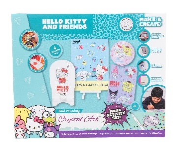 Hello Kitty & Friends, Crystal Art Mega Activity Set