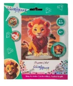 Lion Make & Take Crystal Art Kit