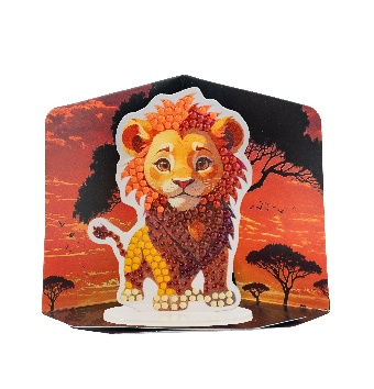 Lion, Make & Take Crystal Art Kit