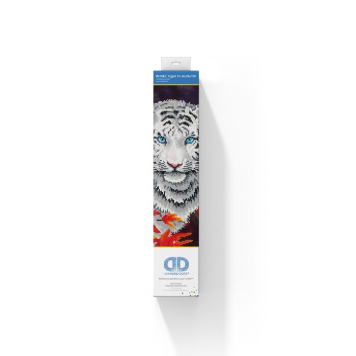 white-tiger-in-autumn-DD7006 White Tiger in Autumn