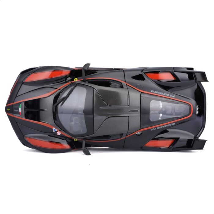 Bburago - 1:18 Ferrari FXX K – Black - Image 7