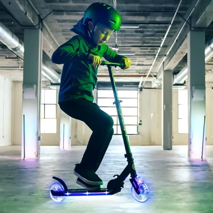 AERO C3 Folding 2-Wheel Kick Scooter with RGB Lights