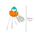 b.box Bottle & Straw Cleaning Brush Set (5 Brushes)