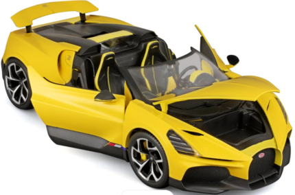 Bburago 1:18 Bugatti Mistral – Yellow