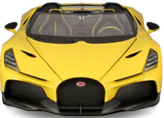 Bburago 1:18 Bugatti Mistral – Yellow