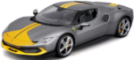 Bburago 1:18 Ferrari 296 GTB Assetto Fiorano – Grey/Yellow