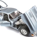 Bburago 1:18 Jaguar E-type Coupe (1961) – Silver Blue