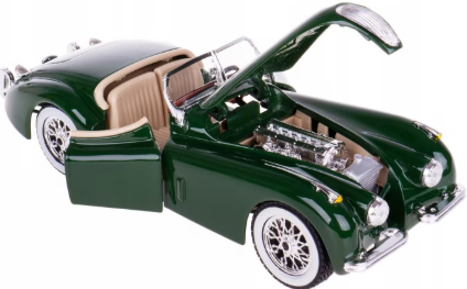 Bburago 1:24 Jaguar XK 120 Roadster (1951) – Dark Green