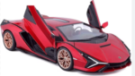 Bburago 1:24 Lamborghini Sián FKP 37 – Red