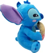 Disney Stitch Plush with Pink Donut – 9-Inch Medium Soft Toy