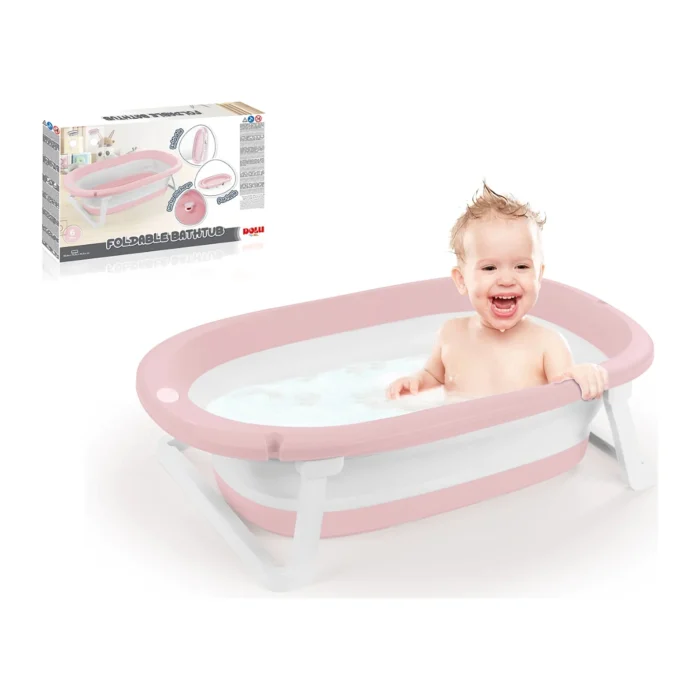 Dolu Foldable Baby Bathtub – Pink