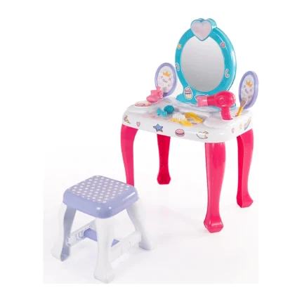 Dolu Unicorn Vanity Table & Stool Set