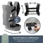 Dreambaby Journey 3-Position Baby Carrier – Grey