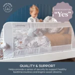Dreambaby Maggie Bed Rail – White (Recessed & Flat Beds)