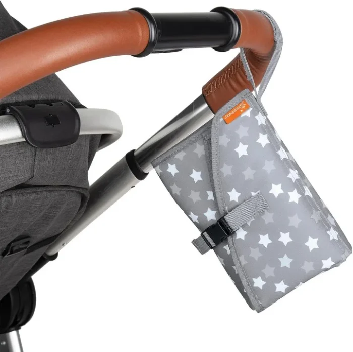 Dreambaby On-The-Go Change Mat – Grey Stars
