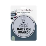 Dreambaby Round 'Baby on Board' Sign – Tigers