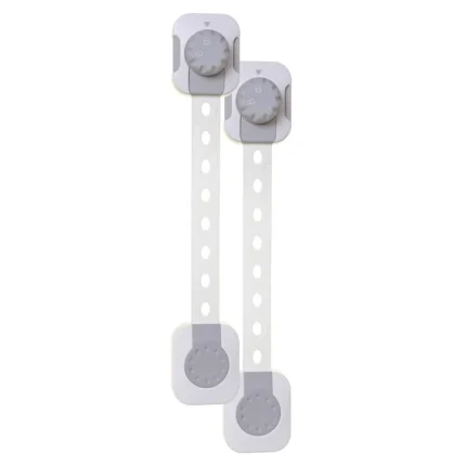Dreambaby Twist 'N Lock Multi-Purpose Latch – White/Grey (1 Pack)