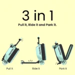iSporter K3 3-Wheel Ride-On Luggage Scooter
