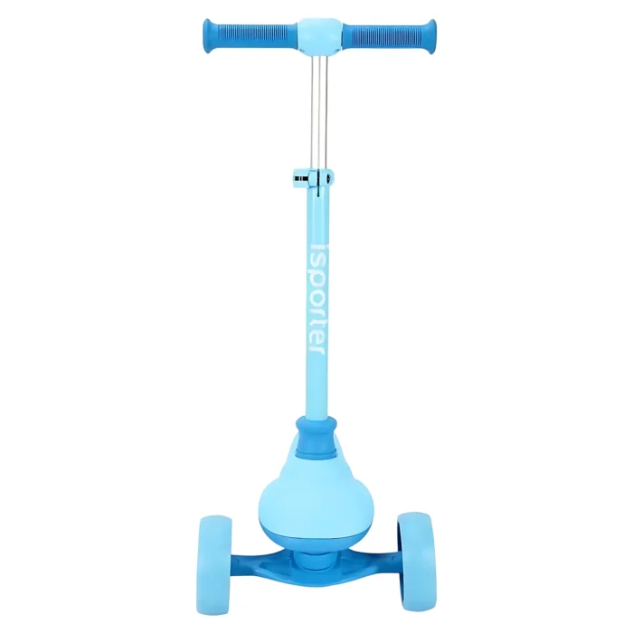 iSporter M5 Folding 3-Wheel Kick Scooter with Light-Up Wheels