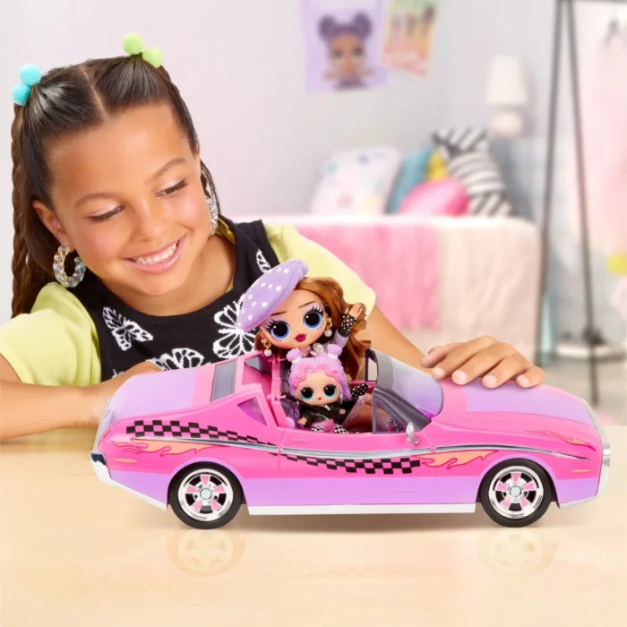 L.O.L. Surprise! City Cruiser – Pink Sports Car with Exclusive Doll