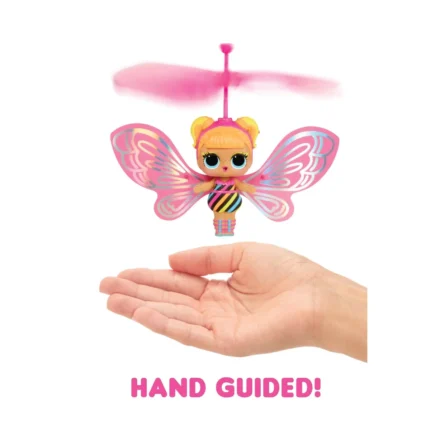 L.O.L. Surprise! Magic Flyers Flutter Star – Hand-Guided Flying Doll (Pink Wings)