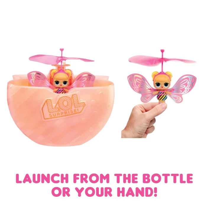 L.O.L. Surprise! Magic Flyers Flutter Star – Hand-Guided Flying Doll (Pink Wings)