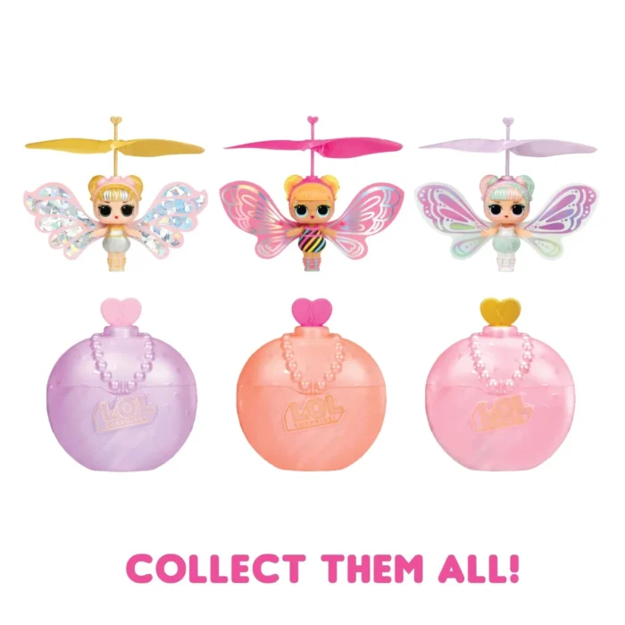 L.O.L. Surprise! Magic Flyers Flutter Star – Hand-Guided Flying Doll (Pink Wings)