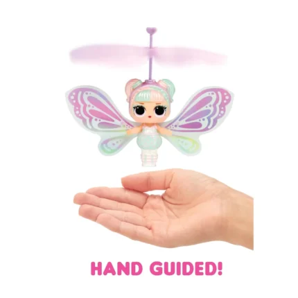 L.O.L. Surprise! Magic Flyers Sweetie Fly – Hand-Guided Flying Doll (Purple Wings)