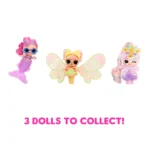 L.O.L. Surprise! Tots Just Add Water 3-Pack – 3 Make-Your-Own Fantasy Dolls, 25+ Surprises