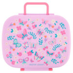 BENTO BOX W/ REMOVABLE TRAY BUTTERFLY (F25)