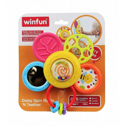 Winfun DAISY SPIN RATTLE 'N TEETHER