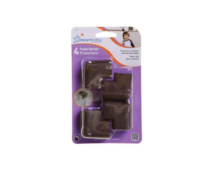 CLASSIC FOAM CORNER BUMPERS 4PK - BROWN