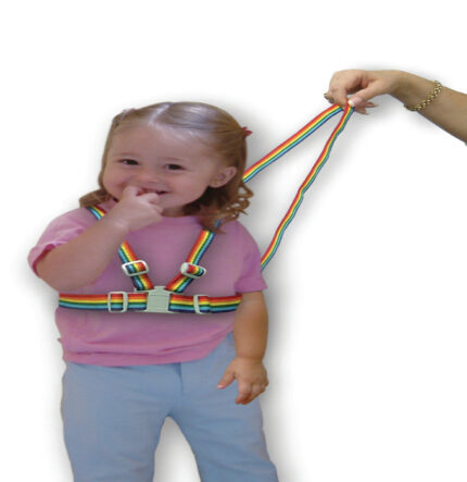 Dreambaby F203 Safety Harness & Reins - Rainbow 18+ months