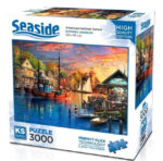 American Harbour Sunset Educational PUZZLE 3000