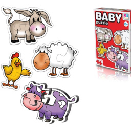 KS Puzzle -Jigsaws and Puzzle Farm Animals 15 Pcs