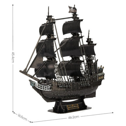 Cubic Fun The Queen Annes Revenge Ship Shaped 3D Puzzle (T4005h)- 180 Pieces