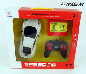 1:24 4FUNC R/C CAR W/USB, W/B