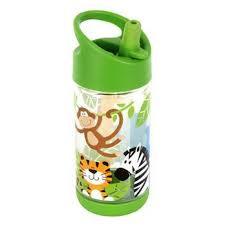 Stephen Joseph Flip Top Bottle Zoo Water Bottle