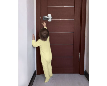 ADHESIVE LEVER DOOR LOCK 1PK