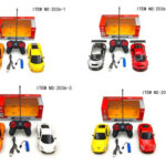 1:24 R/C 4FOUNT CAR LITHIUM BATTERY W/USB 4ASST W.BX