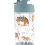 Stephen Joseph Flip Top Water Bottle - Western